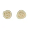 Rose pâte à sucre blanche x6 - Funcakes