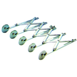 Rouleau bicyclette 7 roulettes lisses