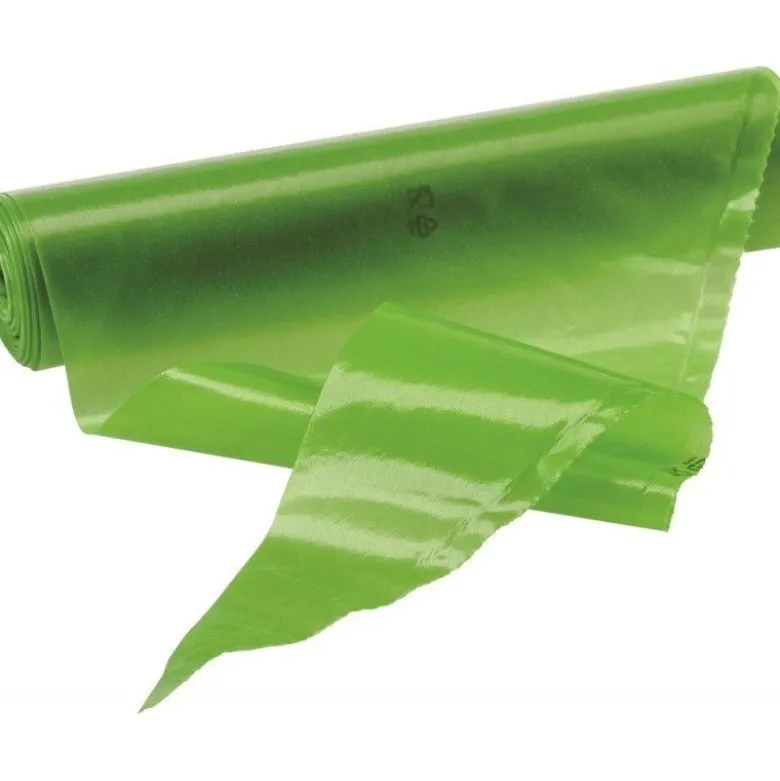 Rouleau poche douille jetable verte 55cm x100