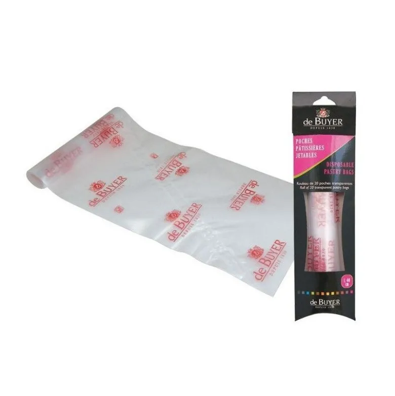 Rouleau 20 poches a douille jetable - De Buyer