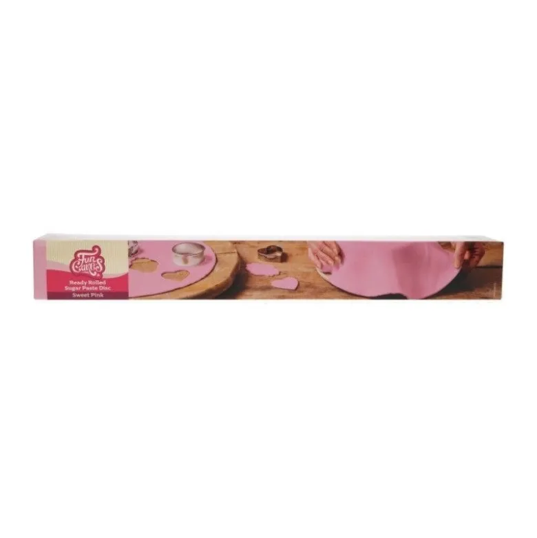 Rouleau Pâte à Sucre 36cm Rose - Funcakes
