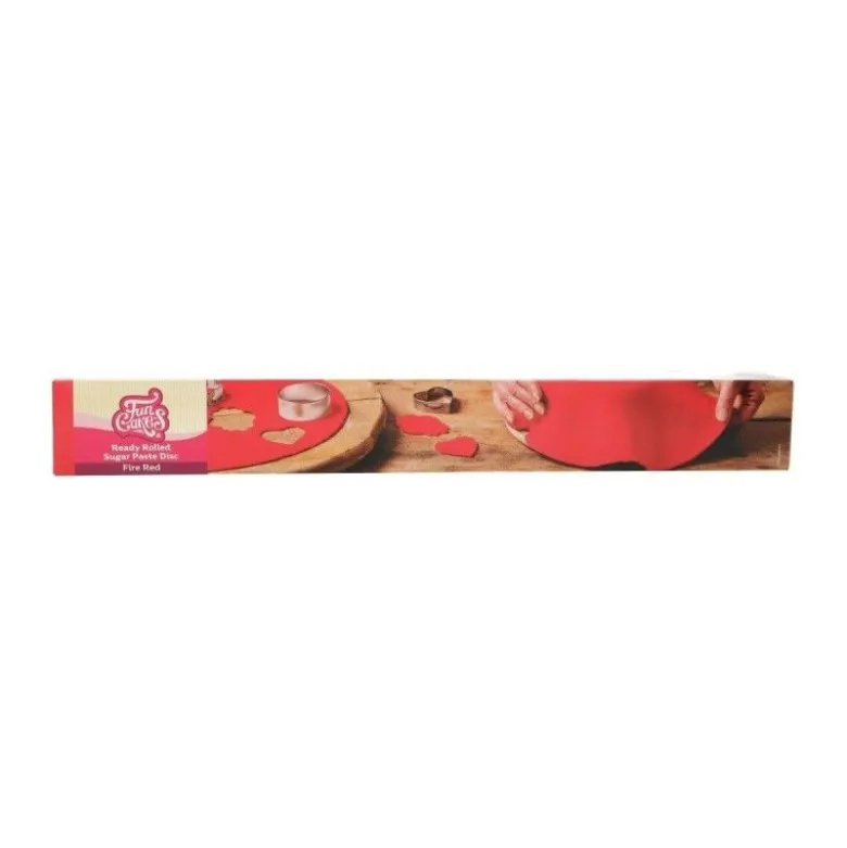 Rouleau Pâte à Sucre 36cm Rouge - Funcakes