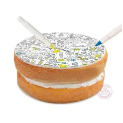 Rouleau pâte à sucre à colorier Smile - ScrapCooking