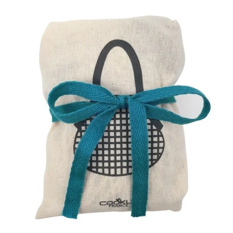 Sac pliable coton filet SACHA bleu - Cookut