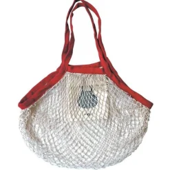 Sac pliable coton filet SACHA rouge - Cookut