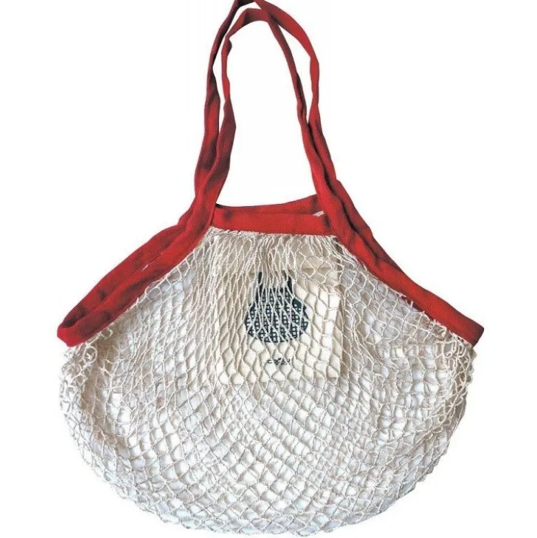 Sac pliable coton filet SACHA rouge - Cookut