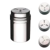 Saupoudreuse inox 3 tamis - Kitchen Craft