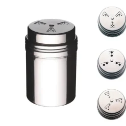 Saupoudreuse inox 3 tamis - Kitchen Craft