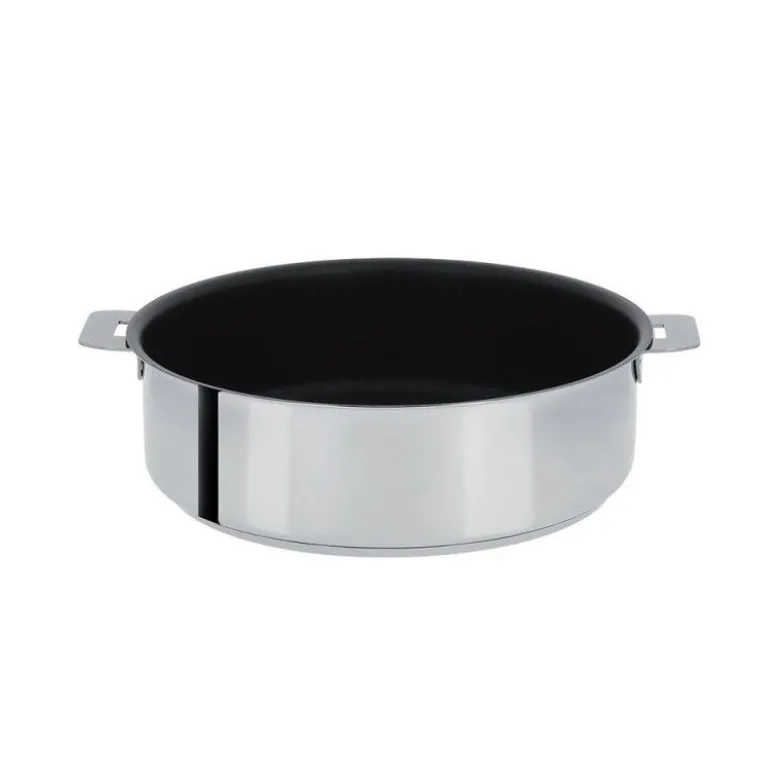 Sauteuse anti-adhérente mutine 24cm manche amovible - Cristel