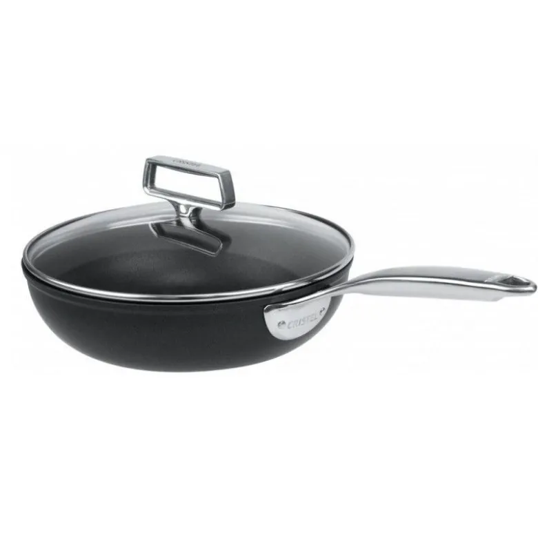 Sauteuse Castel Pro 28cm + couvercle - Cristel