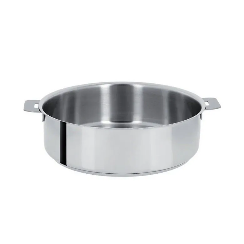 Sauteuse inox Mutine 24cm manche amovible - Cristel