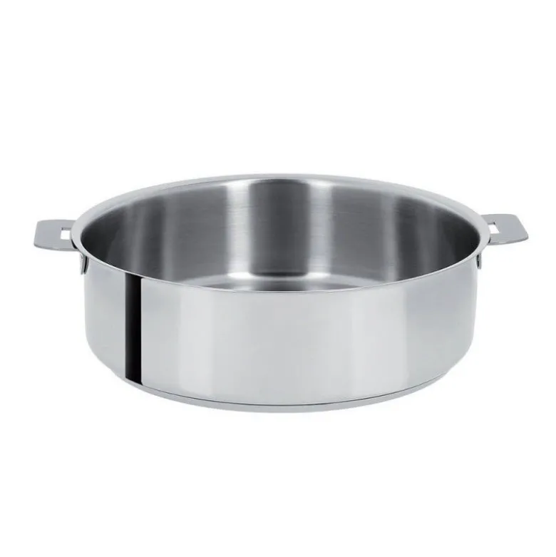 Sauteuse inox Mutine 28cm manche amovible - Cristel