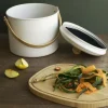 Seau à compost 7L avec filtre charbon - Pebbly