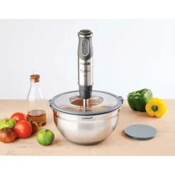 Set 3 bols inox 16-24cm + couvercle - Mastrad