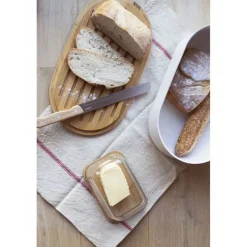 Set boîte à pain 4 en 1 Crème - Pebbly