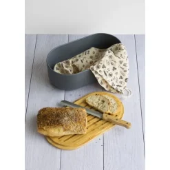 Set boîte à pain 4 en 1 Gris - Pebbly