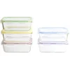 Set 5 boîtes conservation verre Batch cooking - Pebbly