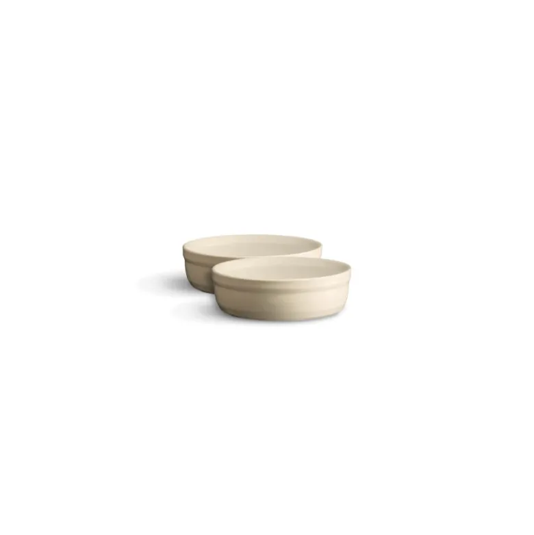 Set de 2 Ramequins à Crème Brûlée en Céramique Ø 12 cm Argile - Emile Henry