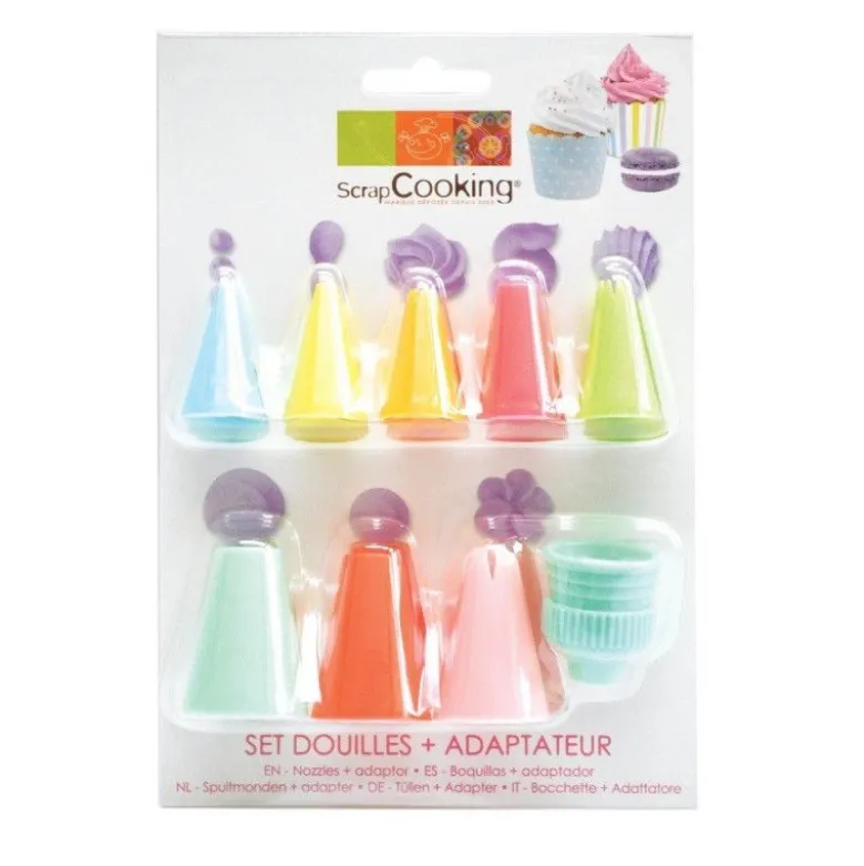 Set douille plastique + adaptateur - ScrapCooking