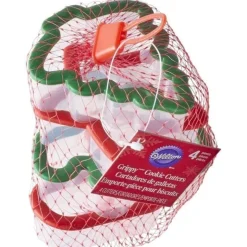 Set 4 emporte-pièces plastique Noël - Wilton