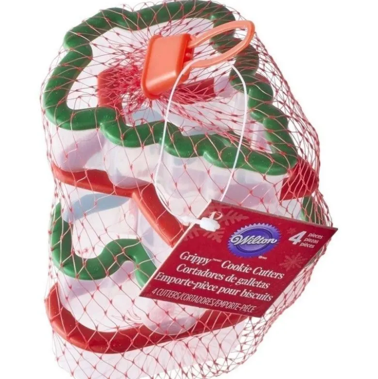 Set 4 emporte-pièces plastique Noël - Wilton