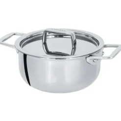 Set 2 mini cocottes Castel Pro 10 cm inox - Cristel