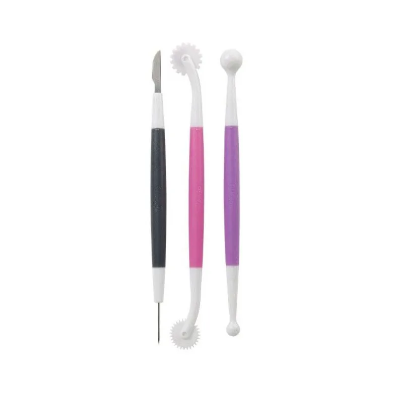 Set 3 outils pâte à sucre - Wilton