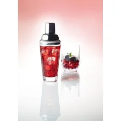 Shaker cocktail verre gravé 350ml - BarCraft