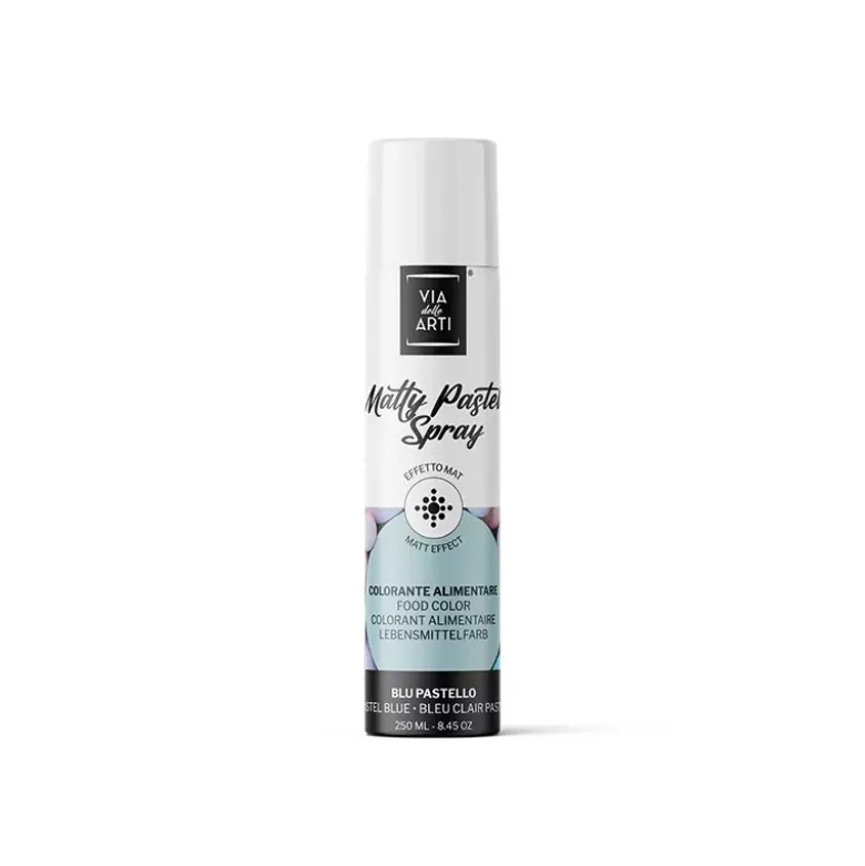 Spray Colorant Bleu Clair Mat Pro 250ml - Via Delle Arti