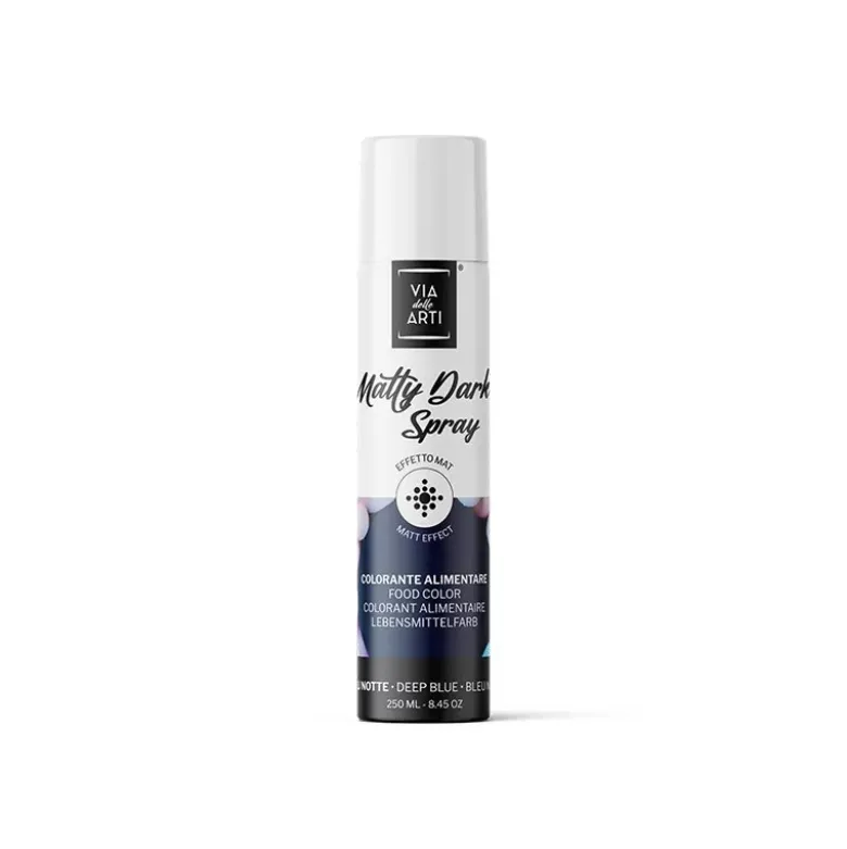 Spray Colorant Bleu Foncé Mat Pro 250ml - Via Delle Arti