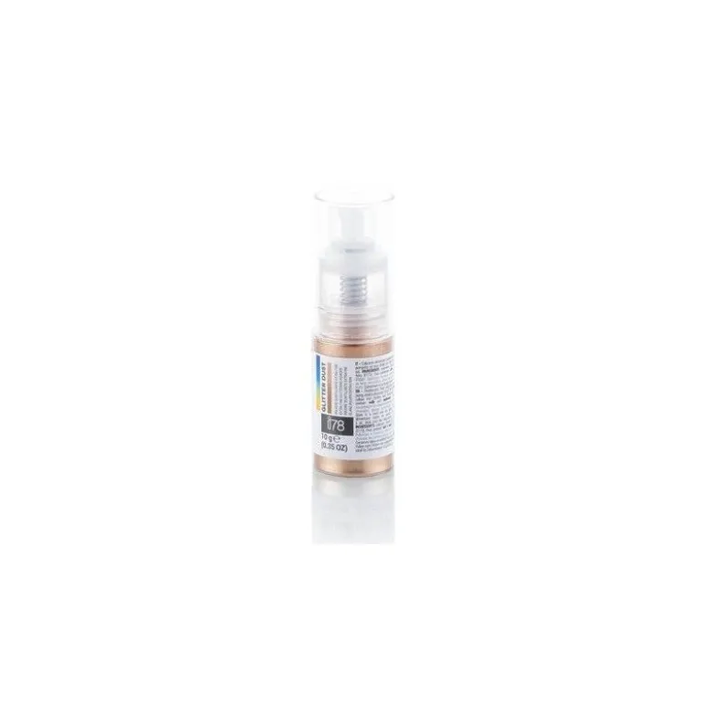 Spray colorant bronze i78 poudre 10g colorant alimentaire de surface - Silikomart