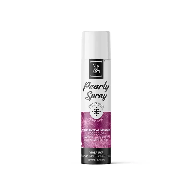 Spray Colorant Violet Métallisé Pro 250ml - Via Delle Arti