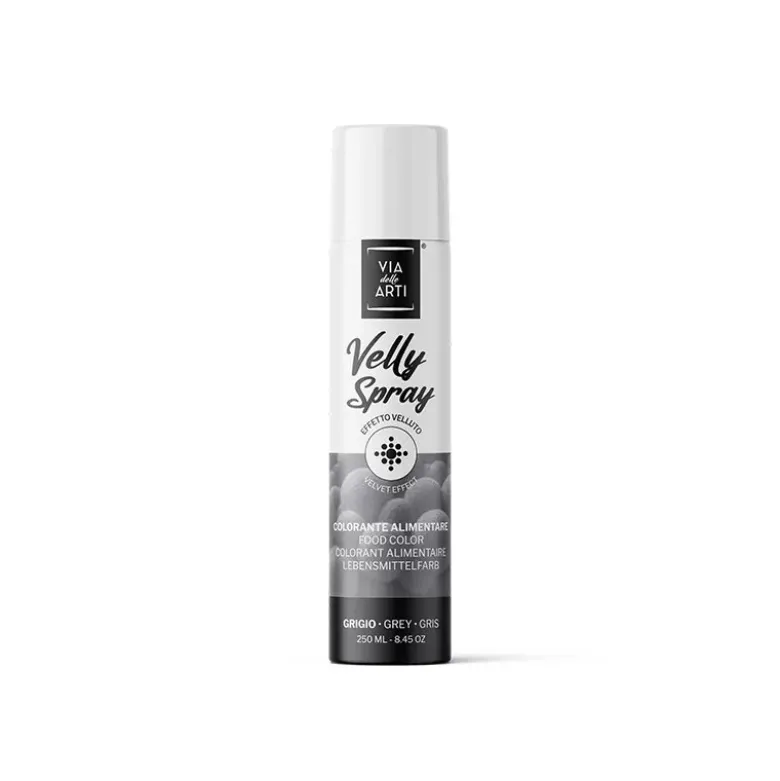 Spray Velours Gris Velly Spray Pro 250ml - Via Delle Arti