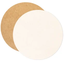 5 Supports Gâteaux Kraft 24cm - ScrapCooking