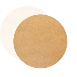 5 Supports Gâteaux Kraft 24cm - ScrapCooking