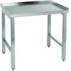 Table inox pour réchaud 3 feux