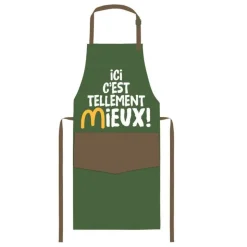 Tablier de cuisine Ici c'est tellement mieux - Alma Mater
