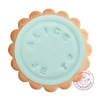 Tampon biscuit message personnalisable - ScrapCooking