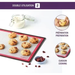 Tapis cuisson silicone gradué 30x40cm - Mastrad