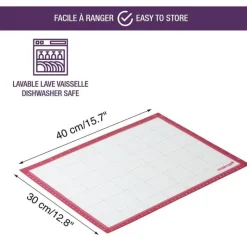 Tapis cuisson silicone gradué 30x40cm - Mastrad