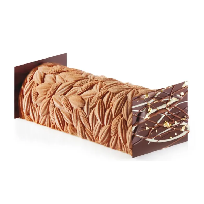 Tapis Décor Bûche Cabosse Silicone - Pavoni