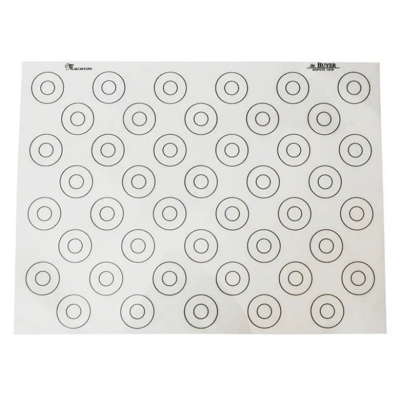 Tapis patissier macarons silicone 40x30cm - De Buyer