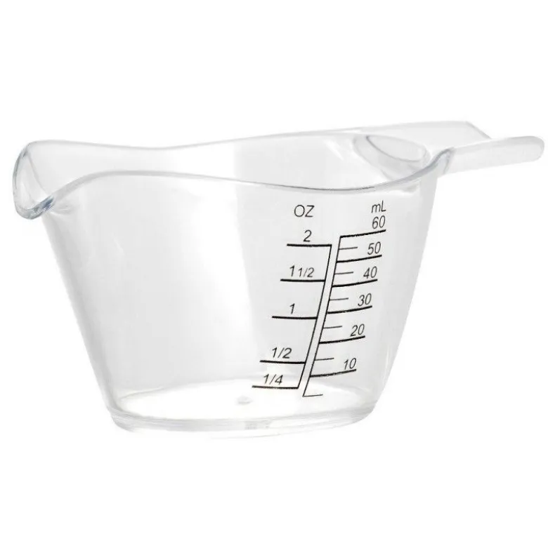 Tasse mesureur 60ml ou 2oz plastique - Chevalier
