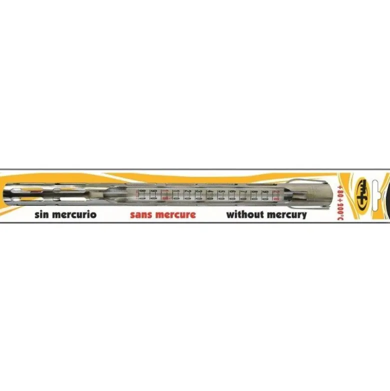 Thermomètre confiseur gaine inox