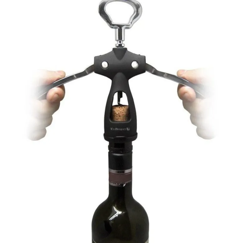 Tire-bouchon à levier ailettes - Vin Bouquet