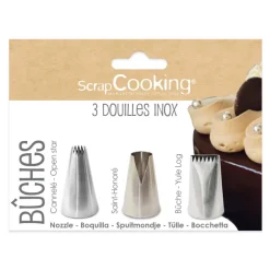 Trio de douilles inox - ScrapCooking