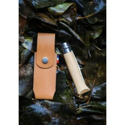 Étui à Couteau Cuir Simple Collection France - Opinel