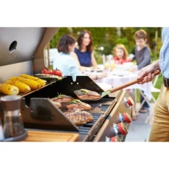 Ustensiles pour Barbecue Inox et Bois (x3) Churrasco - Tramontina