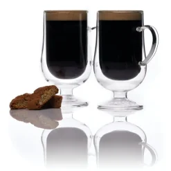 Verre Irish Coffee double paroi x2 - La Cafetière
