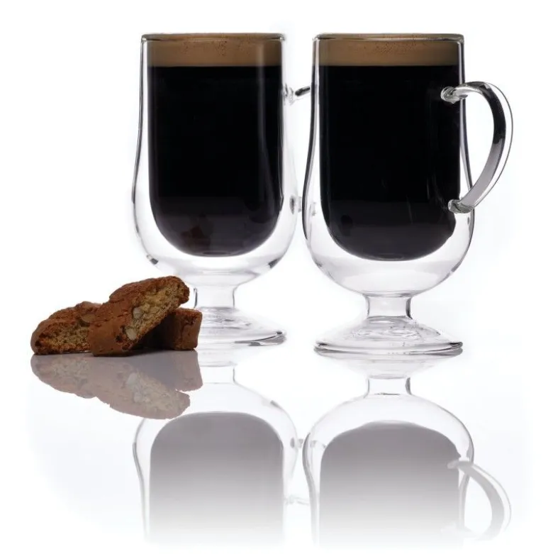 Verre Irish Coffee double paroi x2 - La Cafetière